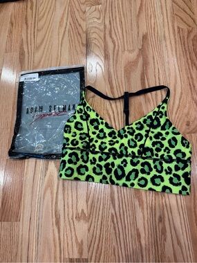Iconic Adam Selman Sport Neon Leopard Sport Bra